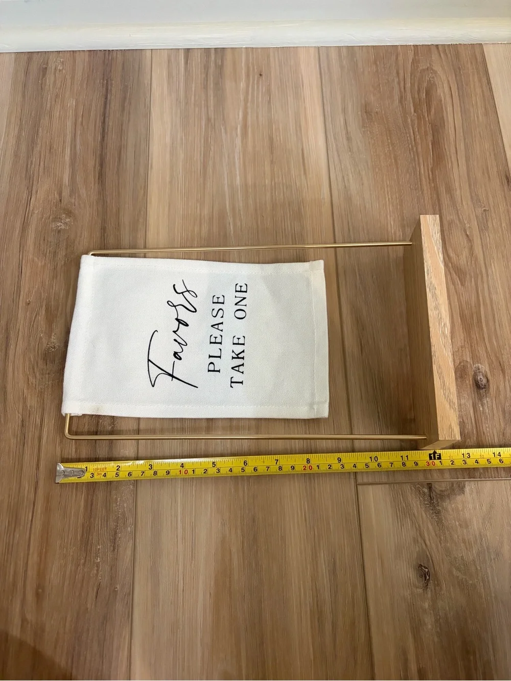 Favors Please Take One Canvas Sign